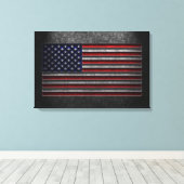 Amerikaanse vlaggesteente textuur canvas afdruk (Insitu (Houten vloer))