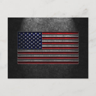 Amerikaanse vlaggesteente textuur feestdagenkaart