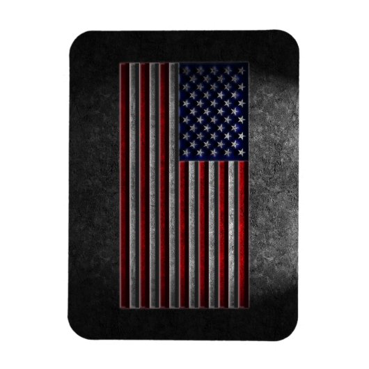 Amerikaanse vlaggesteente textuur magneet (Verticaal)