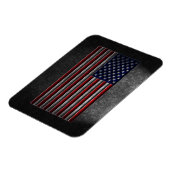 Amerikaanse vlaggesteente textuur magneet (Linkerzijde)