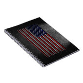 Amerikaanse vlaggesteente textuur notitieboek (Rechterzijde)