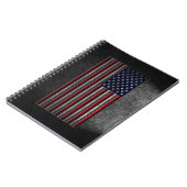 Amerikaanse vlaggesteente textuur notitieboek (Linkerzijde)