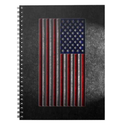 Amerikaanse vlaggesteente textuur notitieboek (Voorkant)