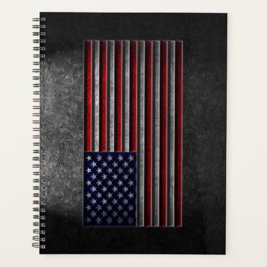 Amerikaanse vlaggesteente textuur planner (Voorkant)