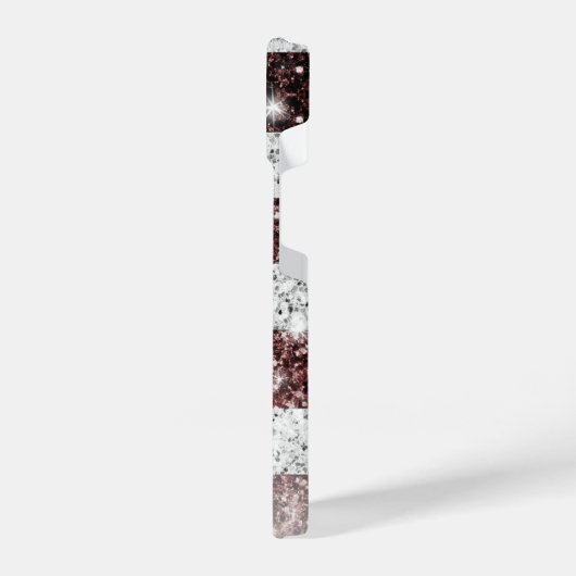 Amerikaanse vlaggetjes Jouw naam iPhone Hoesje (Linkerkant)