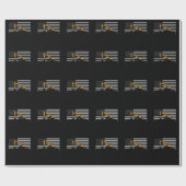 Amerikaanse vlaggraafmachine Amerikaanse vlag Cadeaupapier (Vlak)