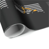 Amerikaanse vlaggraafmachine Amerikaanse vlag Cadeaupapier (Rol Hoek)