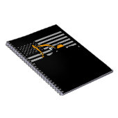 Amerikaanse vlaggraafmachine Amerikaanse vlag Notitieboek (Rechterzijde)