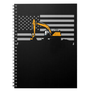 Amerikaanse vlaggraafmachine Amerikaanse vlag Notitieboek