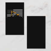 Amerikaanse vlaggraafmachine Amerikaanse vlag Visitekaartje (Voorkant / Achterkant)