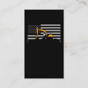 Amerikaanse vlaggraafmachine Amerikaanse vlag Visitekaartje
