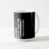  Amerikaanse vlaggroep Billiard Grandpa Koffiemok (Voorkant rechts)