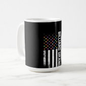  Amerikaanse vlaggroep Billiard Grandpa Koffiemok (Voorkant links)