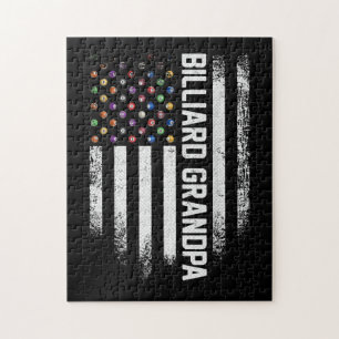 Amerikaanse vlaggroep Billiard Grandpa Legpuzzel