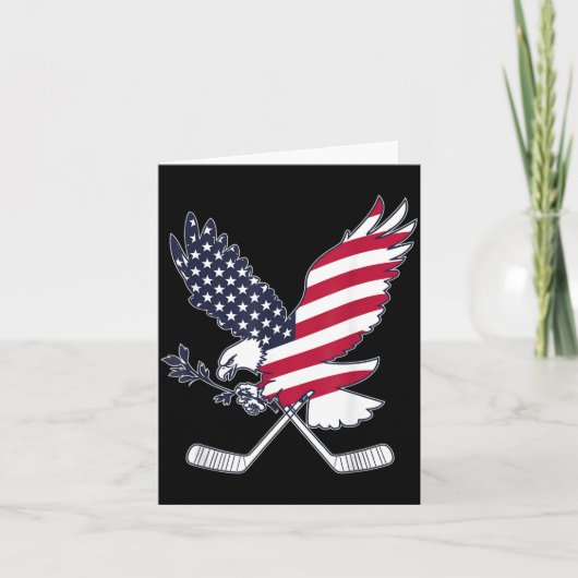 Amerikaanse Vlaghockey Kaart (Voorkant)