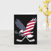 Amerikaanse Vlaghockey Kaart (Gele Bloem)