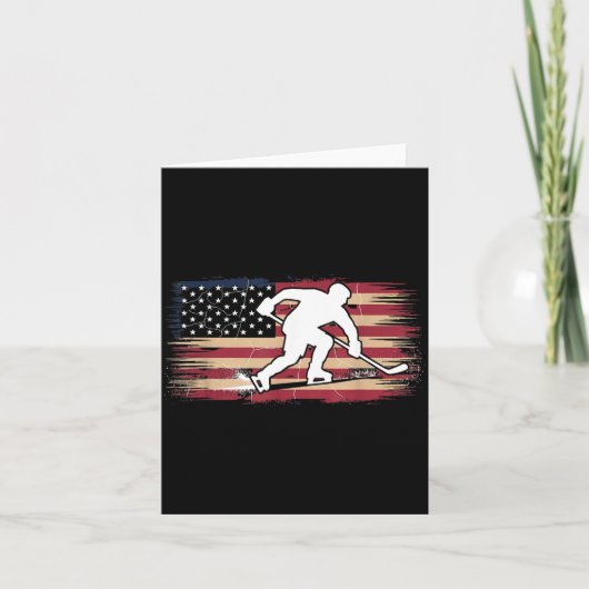 Amerikaanse Vlaghockey Kaart (Voorkant)
