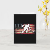 Amerikaanse Vlaghockey Kaart (Gele Bloem)