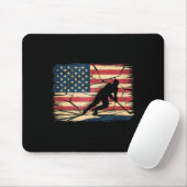 Amerikaanse Vlaghockey Muismat (Met muis)