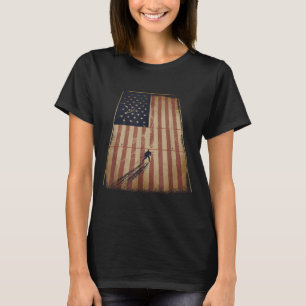 Amerikaanse vlaghockey t-shirt