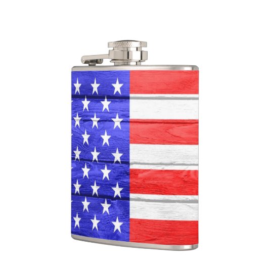 Amerikaanse vlaghout heupfles (Links)