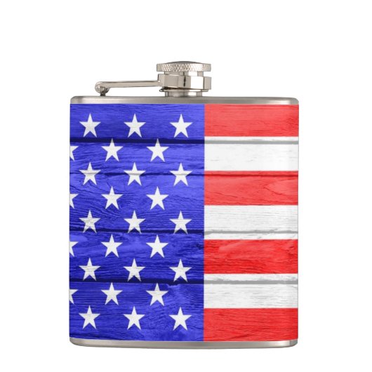 Amerikaanse vlaghout heupfles (Voorkant)