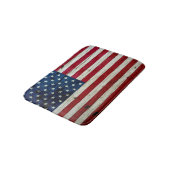 Amerikaanse vlaghout Rustiek, met kool-nood Badmat (Gekanteld)