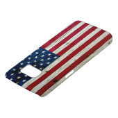 Amerikaanse vlaghout Rustiek, met kool-nood Case-Mate Samsung Galaxy Hoesje (Onderkant)