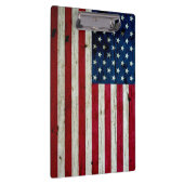 Amerikaanse vlaghout Rustiek, met kool-nood Klembord (Rechts)