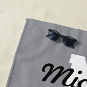 Amerikaanse vlagjacht en Gevist thema Strandlaken (In situ)