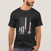 Amerikaanse vlagjager t-shirt (Voorkant)
