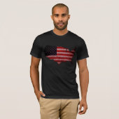 Amerikaanse Vlagkaart T-shirt (Voorkant volledig)