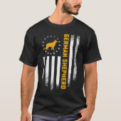  Amerikaanse vlagliefhebber T-shirt (Voorkant)