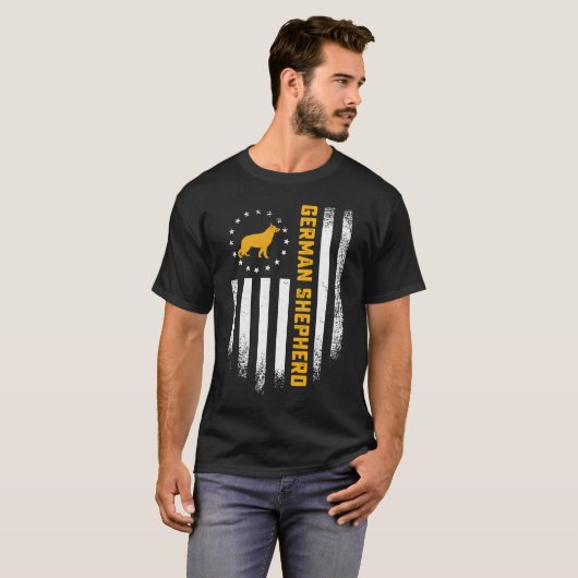  Amerikaanse vlagliefhebber T-shirt (Voorkant volledig)