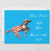 Amerikaanse vlagpaard met Thunder_Cove (Voorkant)