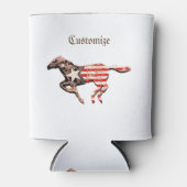 Amerikaanse vlagpaard met Thunder_Cove Blikjeskoeler (Voorkant)