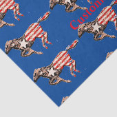 Amerikaanse vlagpaard met Thunder_Cove Tissuepapier (Detail)