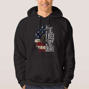 Amerikaanse vlagpatriot is vrij om redenen van hoodie