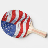 Amerikaanse vlagpatriotticum tafeltennisbatje (Zijkant)