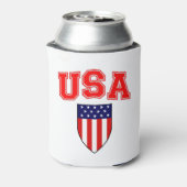 Amerikaanse vlagpatriotticus: Klassiek en Cool Blikjeskoeler (Blikje Achterkant)