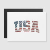 Amerikaanse vlagpatriotticus op 4 juli Amerika (Voorkant / Achterkant)