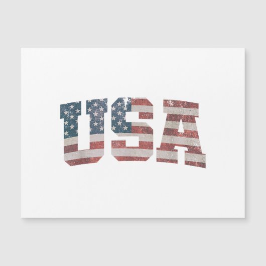 Amerikaanse vlagpatriotticus op 4 juli Amerika (Voorkant)