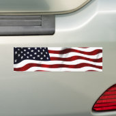 Amerikaanse vlagpatriottische onafhankelijkheidsda bumpersticker (Op auto)