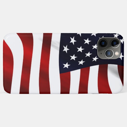 Amerikaanse vlagpatriottische onafhankelijkheidsda Case-Mate iPhone case (Achterkant (horizontaal))