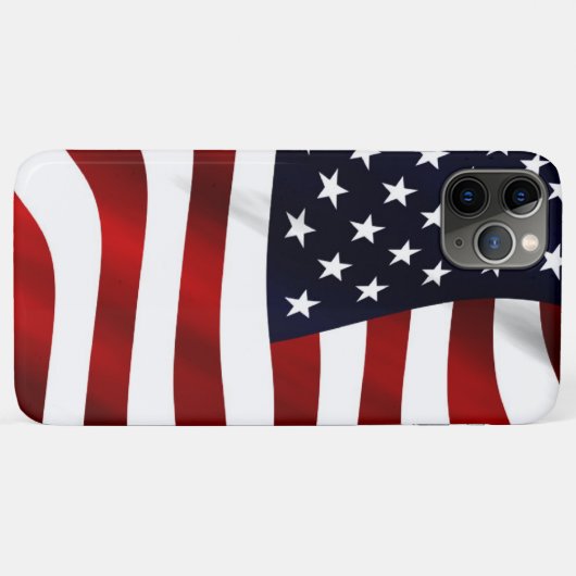 Amerikaanse vlagpatriottische onafhankelijkheidsda Case-Mate iPhone case (Achterkant (horizontaal))