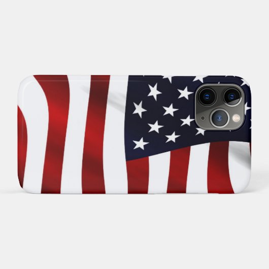 Amerikaanse vlagpatriottische onafhankelijkheidsda Case-Mate iPhone case (Achterkant (horizontaal))