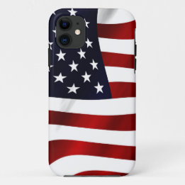 Amerikaanse vlagpatriottische onafhankelijkheidsda iPhone 11 hoesje