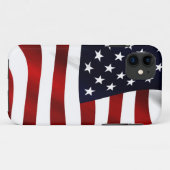 Amerikaanse vlagpatriottische onafhankelijkheidsda Case-Mate iPhone case (Achterkant (horizontaal))
