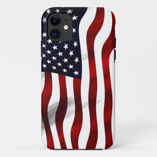 Amerikaanse vlagpatriottische onafhankelijkheidsda Case-Mate iPhone case (Achterkant)