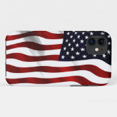 Amerikaanse vlagpatriottische onafhankelijkheidsda Case-Mate iPhone case (Achterkant (horizontaal))